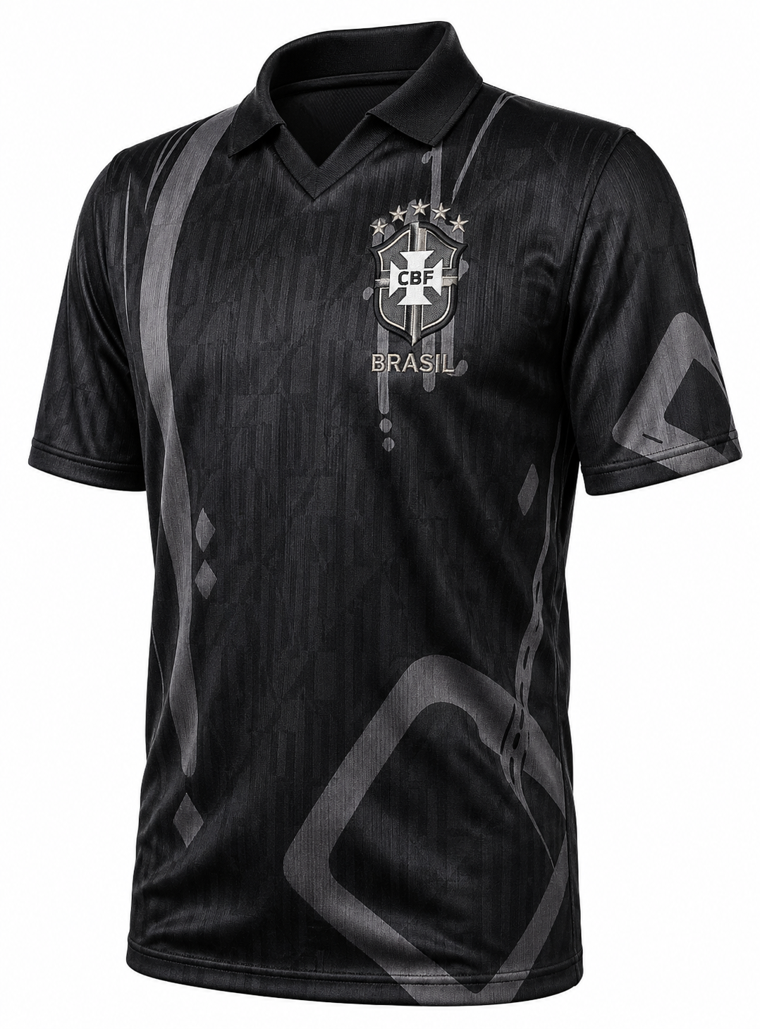 camisa Brasil retrô Black - PRÉ VENDA