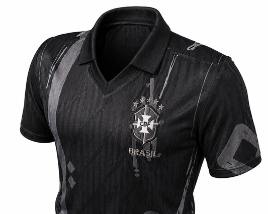 camisa Brasil retrô Black - PRÉ VENDA
